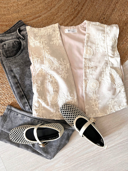 CHALECO BOLERO EN MANGAS