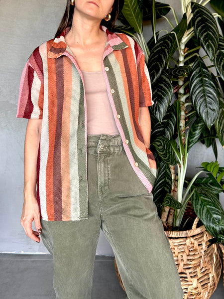 CAMISA TEJIDA RAYAS