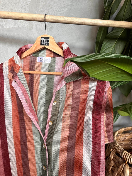 CAMISA TEJIDA RAYAS
