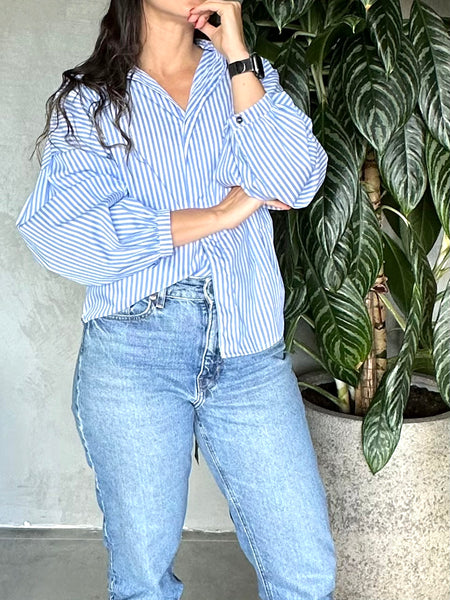 CAMISA RAYAS PERILLA OCULTA