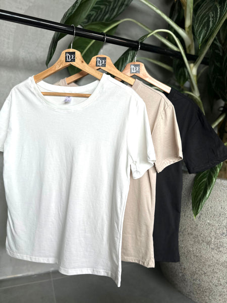 CAMISETA ALGODÓN IVORY