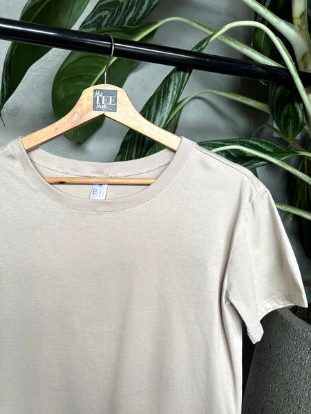CAMISETA ALGODÓN TAUPÉ
