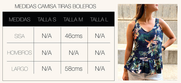 CAMISA TIRAS Y BOLERO B&N