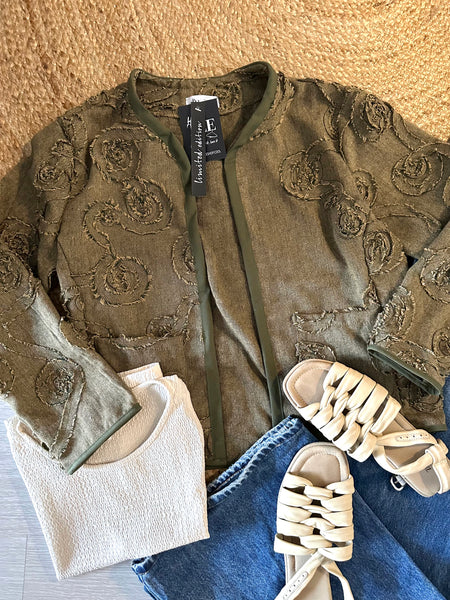 CHAQUETA OLIVA