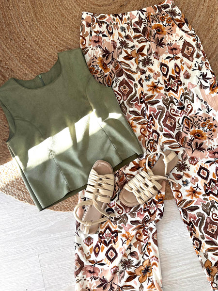 PANTALÓN IVORY ESTAMPADO