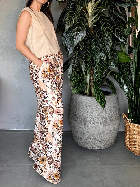 PANTALÓN IVORY ESTAMPADO