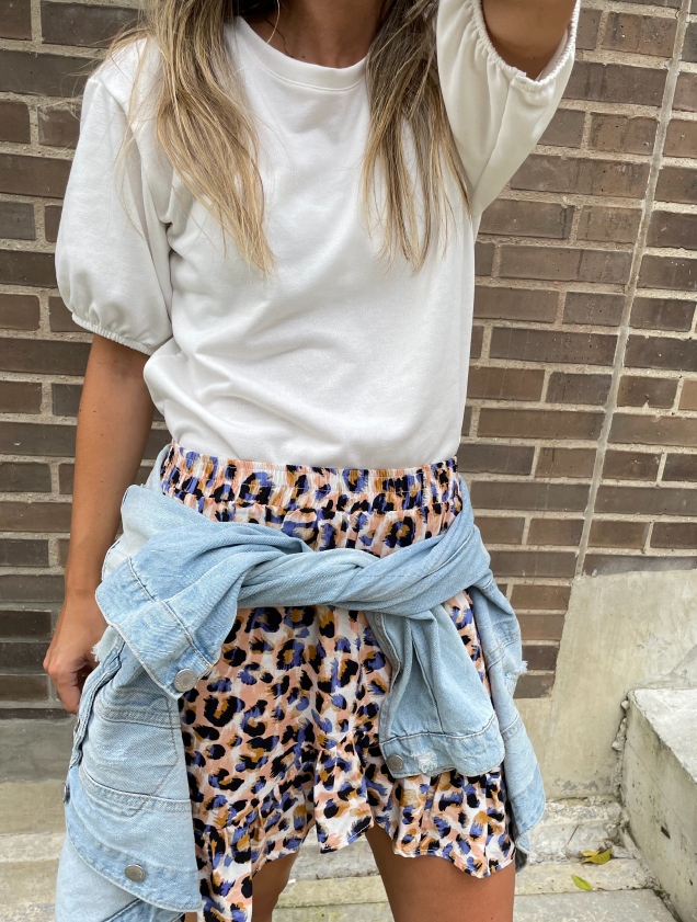 FALDA CORTA ANIMAL PRINT