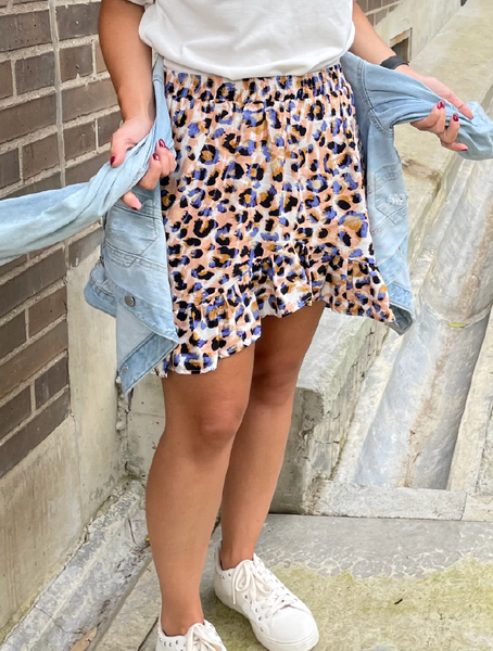 FALDA CORTA ANIMAL PRINT